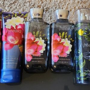 Bath & Body Works shower gel, lotion, & body spray